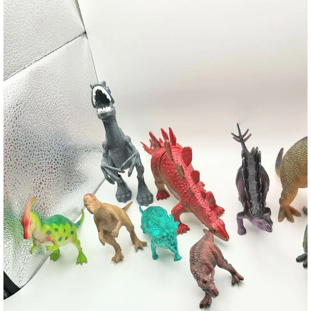 11‎ Pc Dinosaur Toy Lot T-Rex Raptor Triceratops Stegosaurus Kids Figures